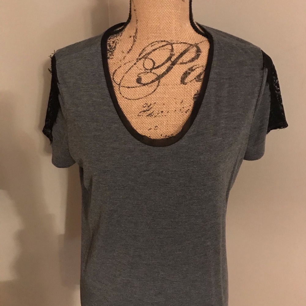 Simply Vera Vera Wang short sleeve lace blouse